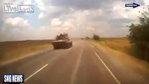 Ukrainian Armor Convoy moving towards Donetsk Airport