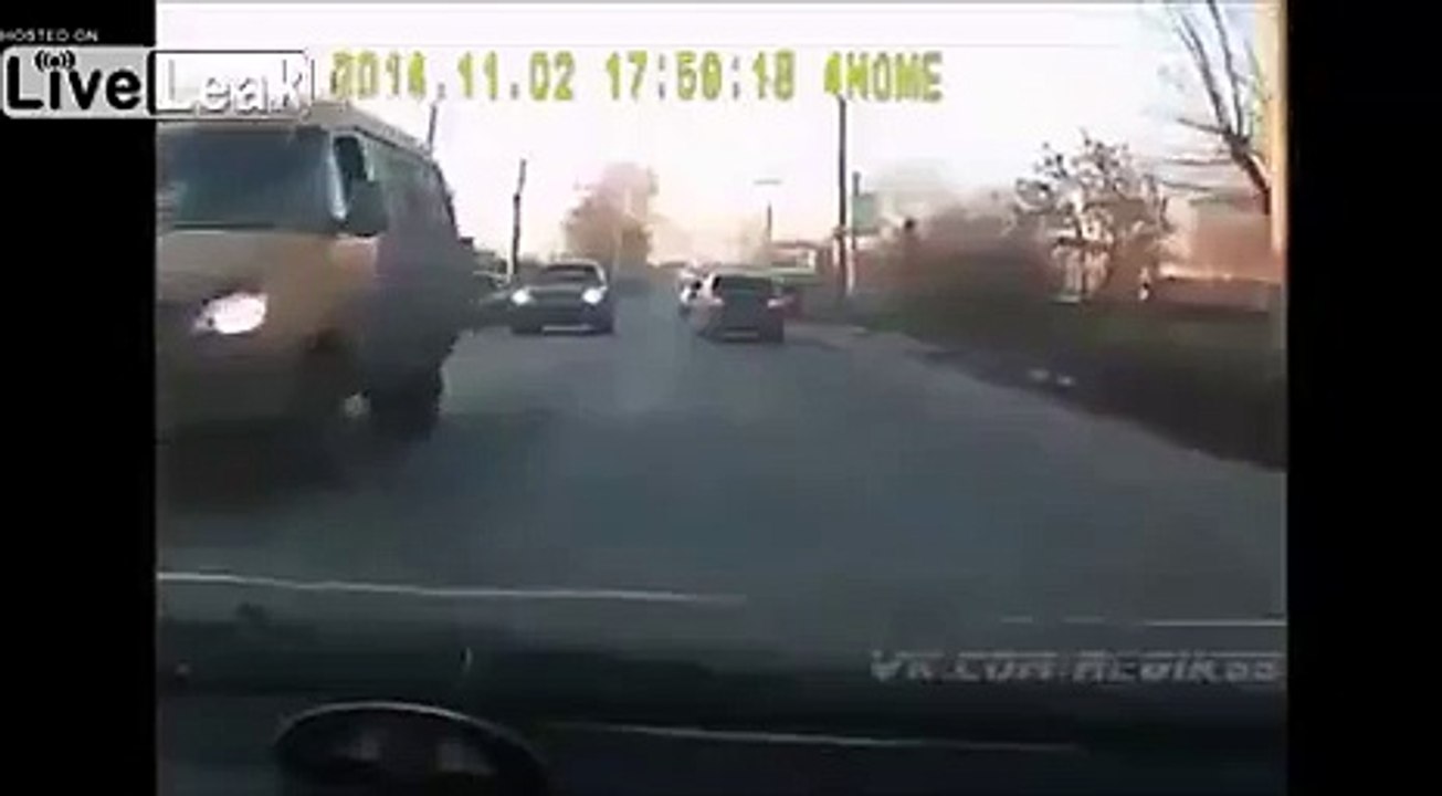 Child gets hit by car when mother, not paying attention, crosses in heavy traffic