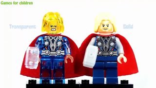 LEGO Marvel vs DC Superheroes Transparent KnockOff Minifigures Set 13 Avengers vs Justice League!!