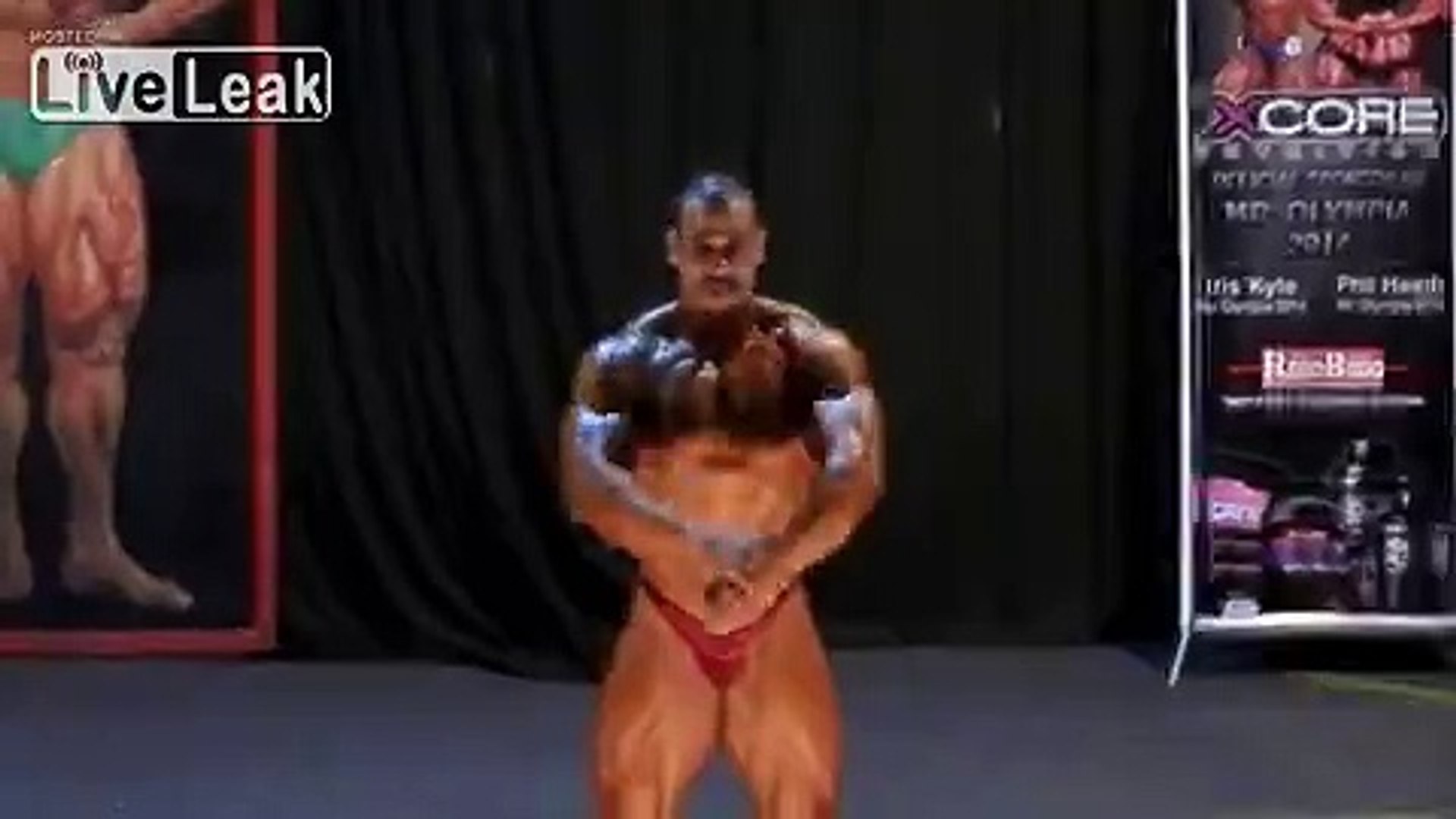 Algerian Bodybuilder Posing