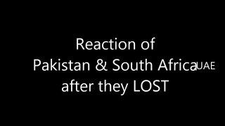 Reaction of Pakistan,South Africa & UAE in CWC15 | Mauka Mauka