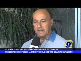 Frecciarossa in Puglia A Barletta solo l'odore dell'inaugurazione