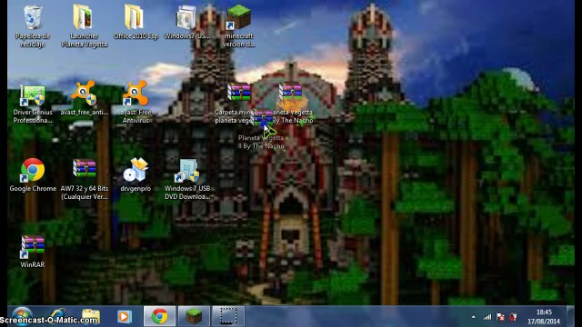 como descargar la vercion de minecraft que juega vegetta 777