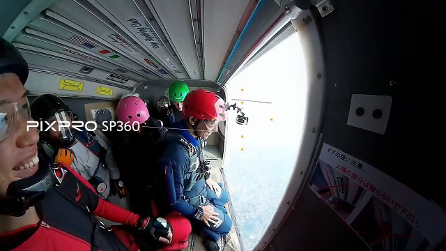 KODAK Pixpro SP360 action camera 玩跳傘