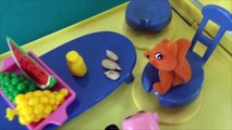 Peppa Pig en français. Peppa Pig rencontre l´écureuil. Peppa aide à l´écureuil de trouver