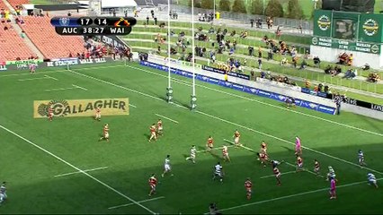 Waikato scores the try of the season, 14 points try!!
