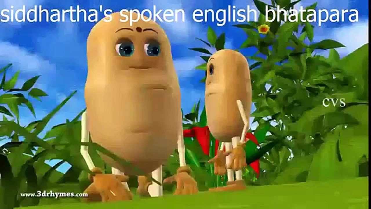 Aloo kachaloo Hindi poem   3D Animation Hindi Nursery rhymes for children Aalu kachalu beta  480p