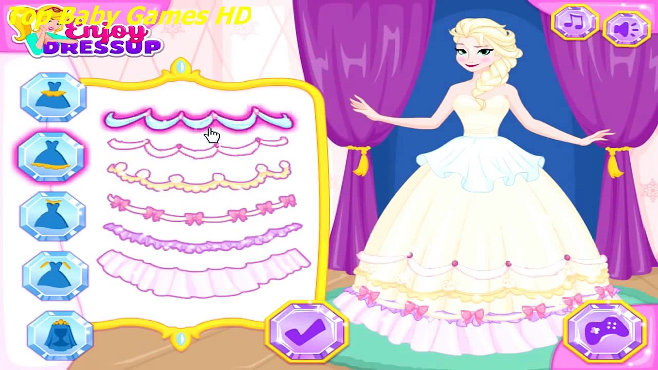 Design Your Frozen Wedding Dress Up Games