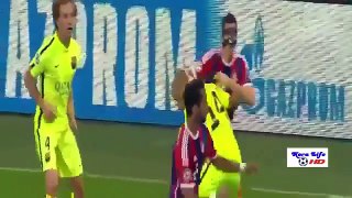 Funny football Bayern München vs Barcelona 3 2  Alle Ziele Highlights 12 05  2015