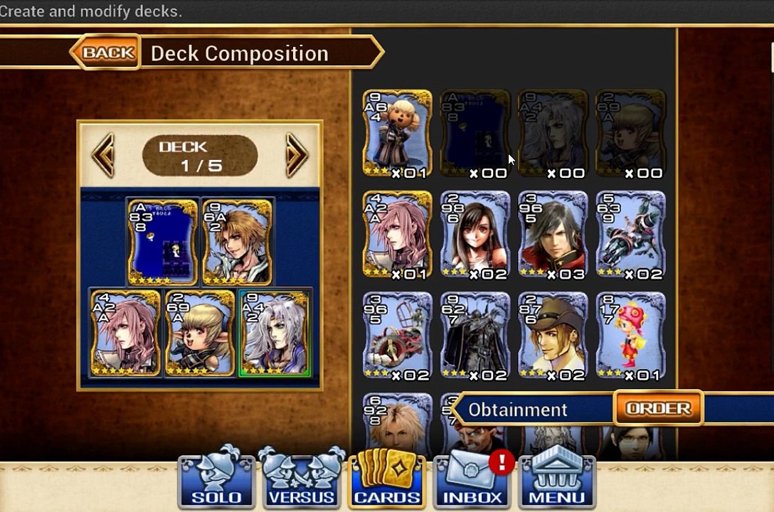 Présentation Triple Triad (Android)