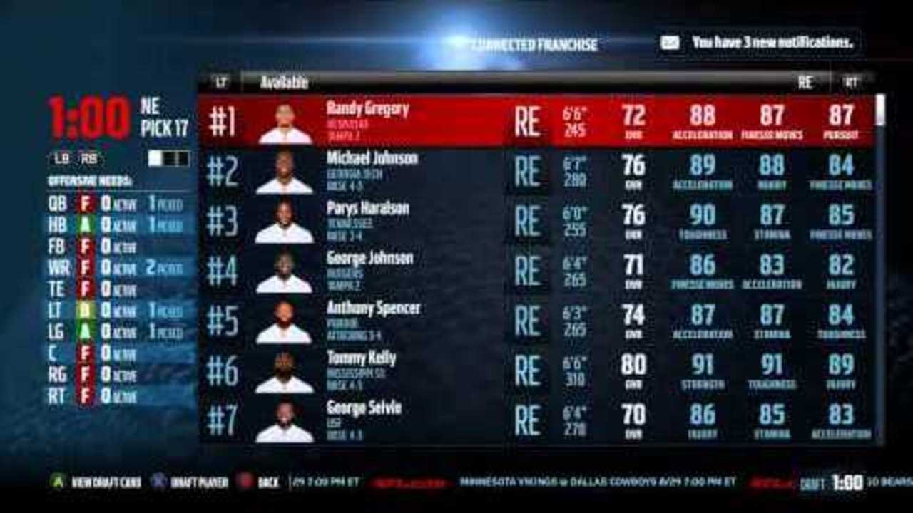 Connected Careers in Madden 16 Part 1: The Fantasy Draft