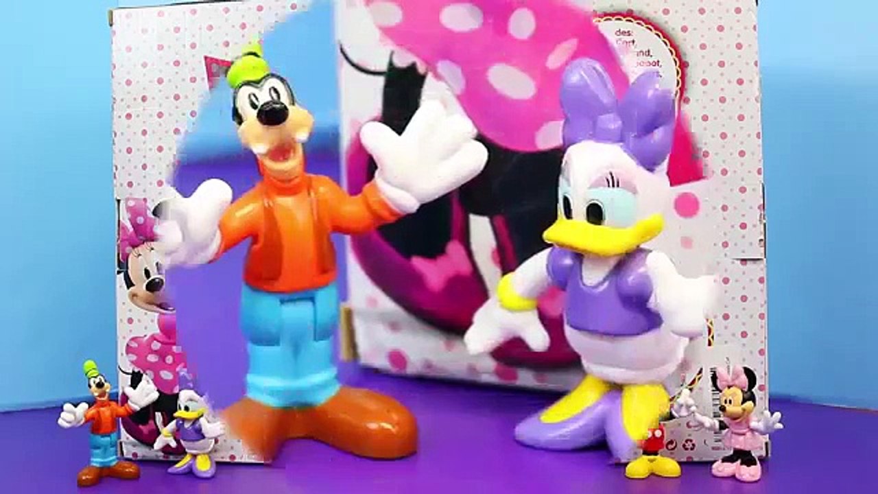 Minnie Mouse Tea Cup Party Making Play Doh Waff...