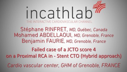 Failed case of a JCTO score 4 on a Proximal RCA in - Stent CTO (Hybrid approach)