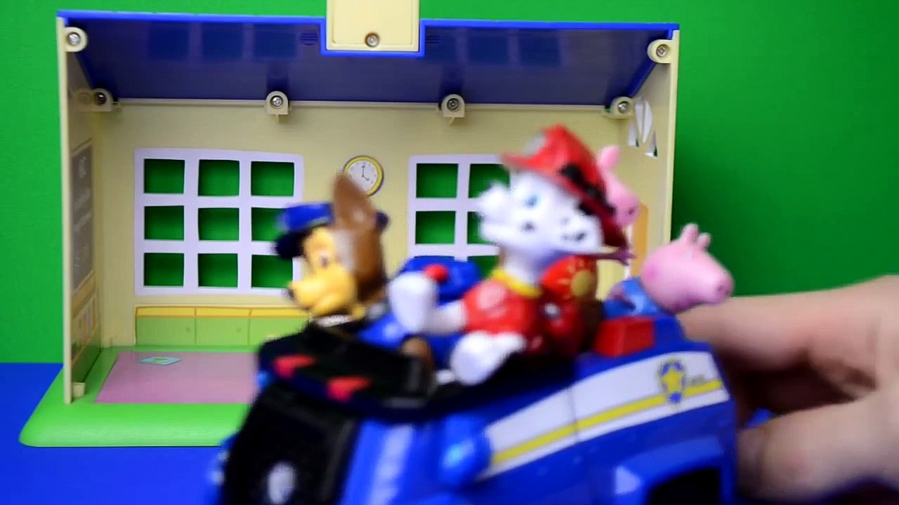 Peppa Pig Episode Camping Sleepover Paw Patrol Marshal Chase Campsite Animation