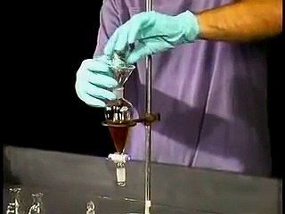 Organic Chemistry Lab Demo  Extractions part 1
