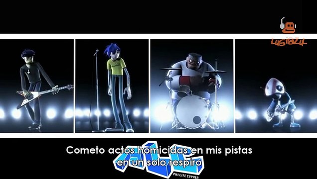Gorillaz - Clint Eastwood Ft. Phi Life Cypher (Live At Brit Awards) Subtitulada En Español