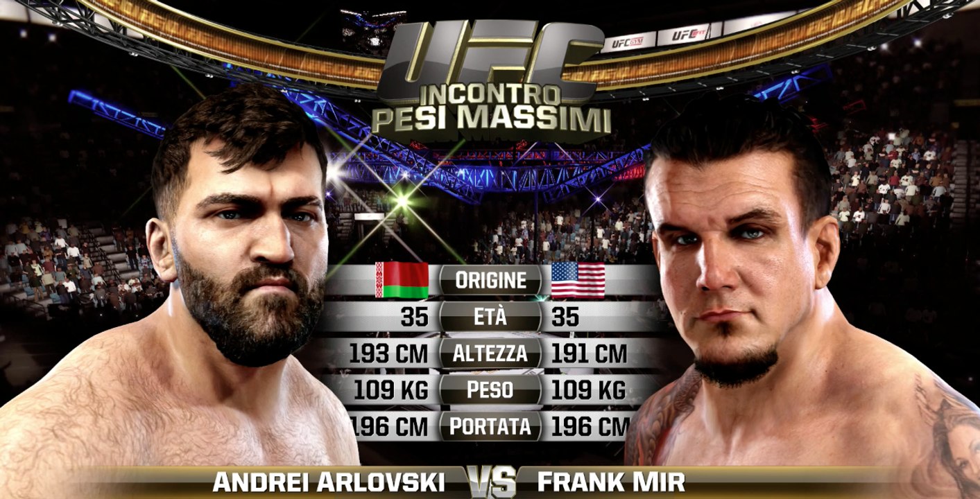 UFC Event 191 Andrei Arlavoski vs Frank Mir (xbox one)