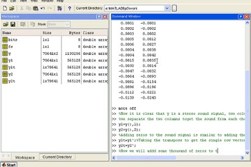 Zero and One Matlab Tutorial