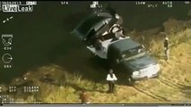 Strangers Pull Woman From Sinking Vehicle