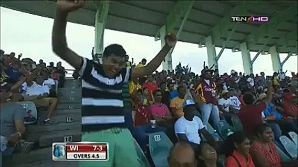 Chris Gayle run out by Misbah ● Amazing Fielding