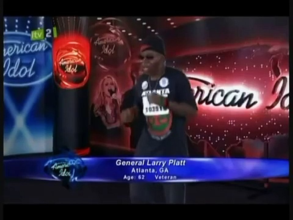 American Idol 2010 auditions - a crazy moment with "Pants on the Ground" & General Larry Platt (HQ)
