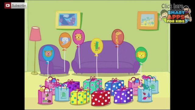 Peppa Pig's Party Time Part 1 by P2 Games - Ellie version - app demos for kids