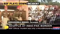 Wahga Border Fight between Rangers and BSF soldiers