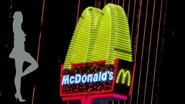 Las Vegas Stock HD Footage Night Shots Clips Sexy Dancer