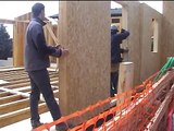Montage d'une maison ossature bois aux Angles (66)