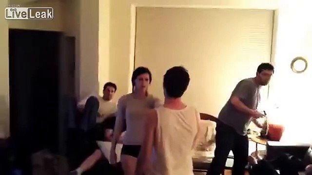 Girl beats guy in wrestling putting him in a chokehold and wins