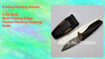 5 Gb Bear Myth Folding Blade Pocket Hunting Camping Knife
