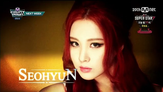 150820 엠카운트다운 소녀시대 컴백 예고 - Girls' Generation Comeback NEXT WEEK M Countdown