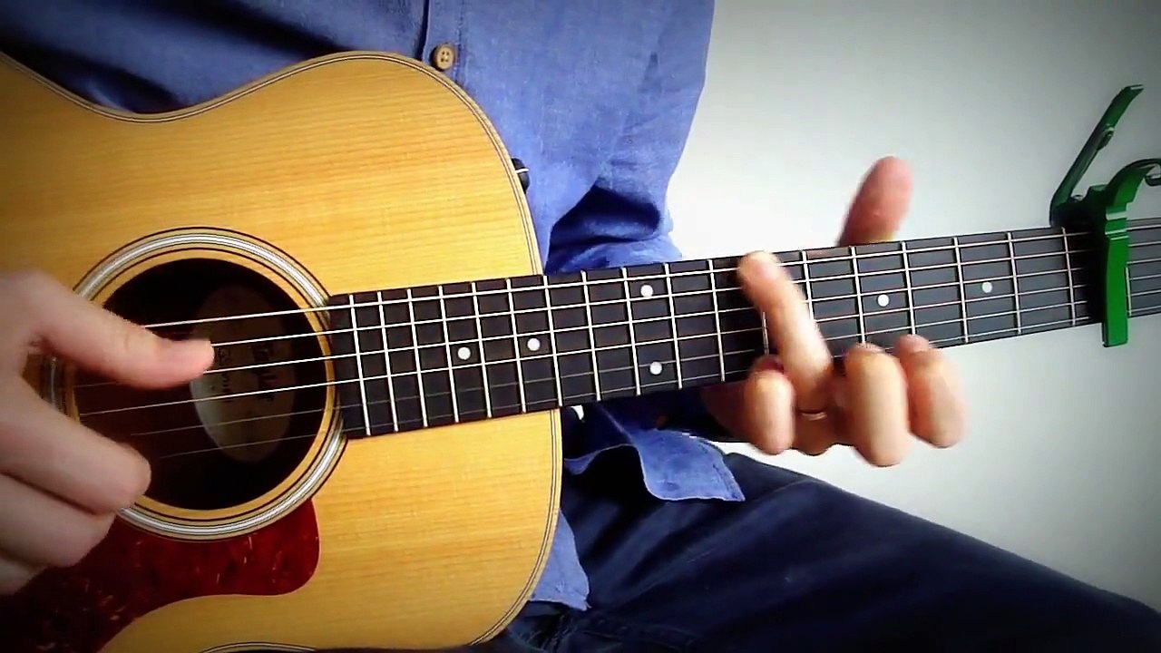 OCEANS (HILLSONG) - Guitar Tutorial - FINGERPICKING + CHORDS