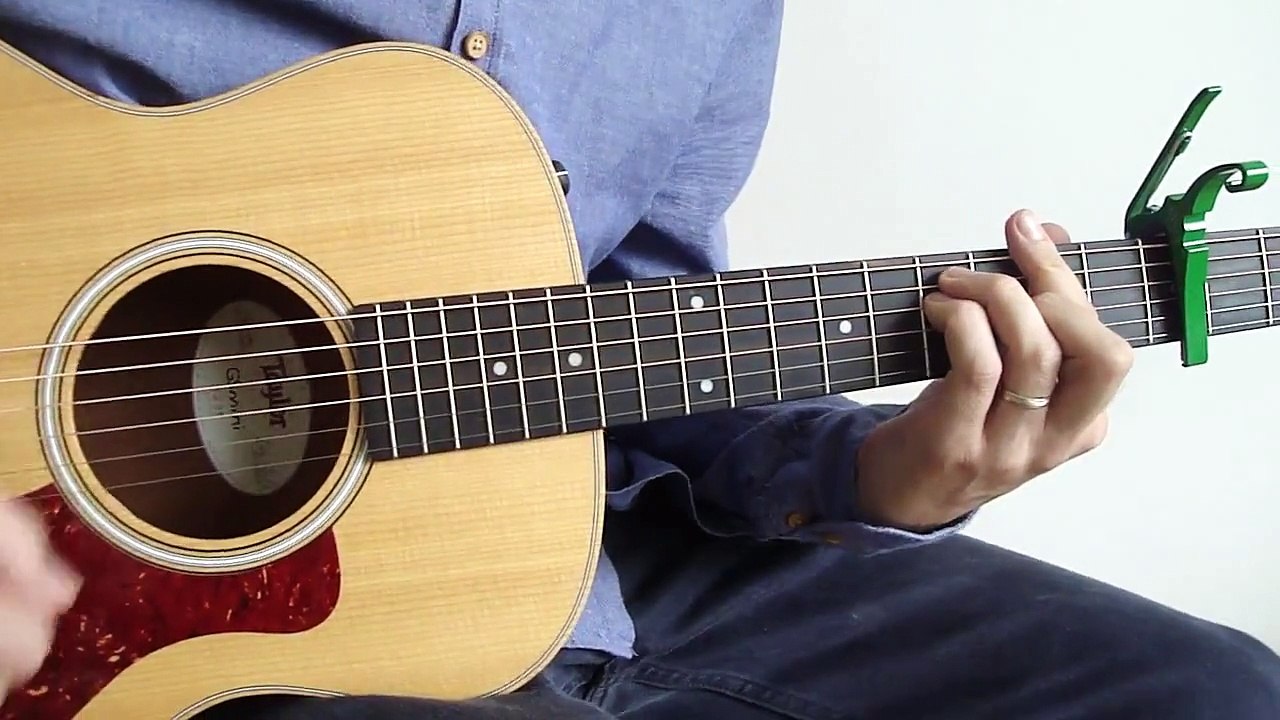 OCEANS (HILLSONG) - Guitar Tutorial - FINGERPICKING + CHORDS