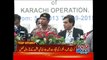 Karachi operation 550 target killers, 913 terrorists, 343 extortionists arrested so far