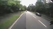 Cyclist almost wiped out by HGV