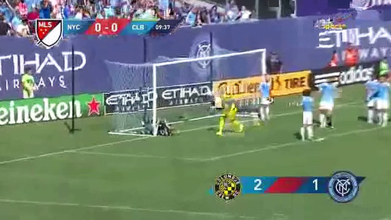 أهداف مباراة نيويورك سيتي وكولمبوس كرو في الدوري الأمريكي