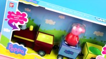 Peppa Pig weebles Pull Along Wobbily Train Play Doh Episode toys