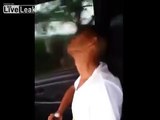 Drunk Guy Smashes Face Into Dashboard