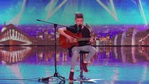14 Year old songwriter Bailey McConnell impresses with his own song   Britain's Got Talent 2014
