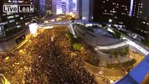 100,000 Protesters Fill the Streets of Hong Kong (Drone Cam)