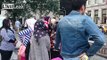 guy got pissed at a muslim lady wearing an American flag-inspired hijab