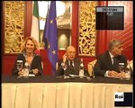 Conferenza stampa del Presidente Napolitano al termine della visita di Stato in Cina