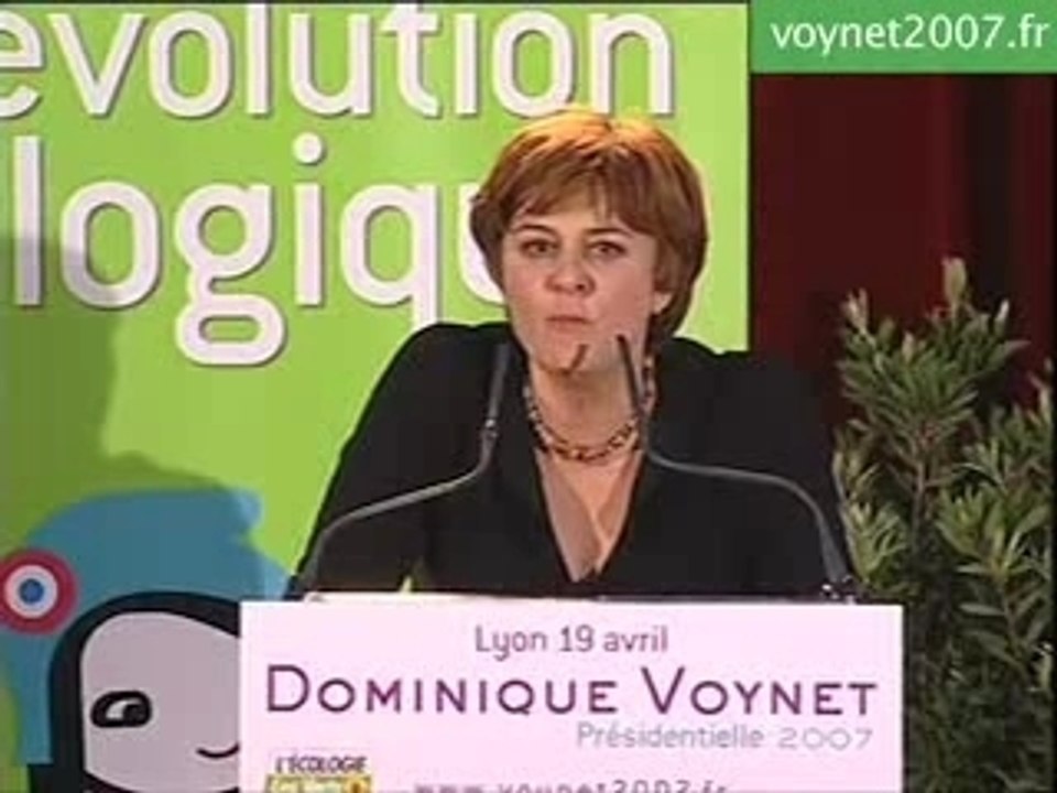 Dominique Voynet à Lyon 1/3