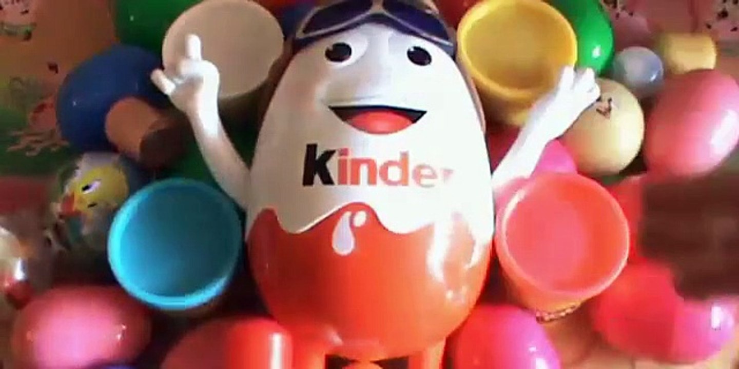55 Huevos Kinder Sorpresa del Hombre Araña, Princesas Disney, Violetta, Plastilina Play Doh