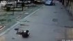 MIRACULOUS moment Chinese boy survives being run over