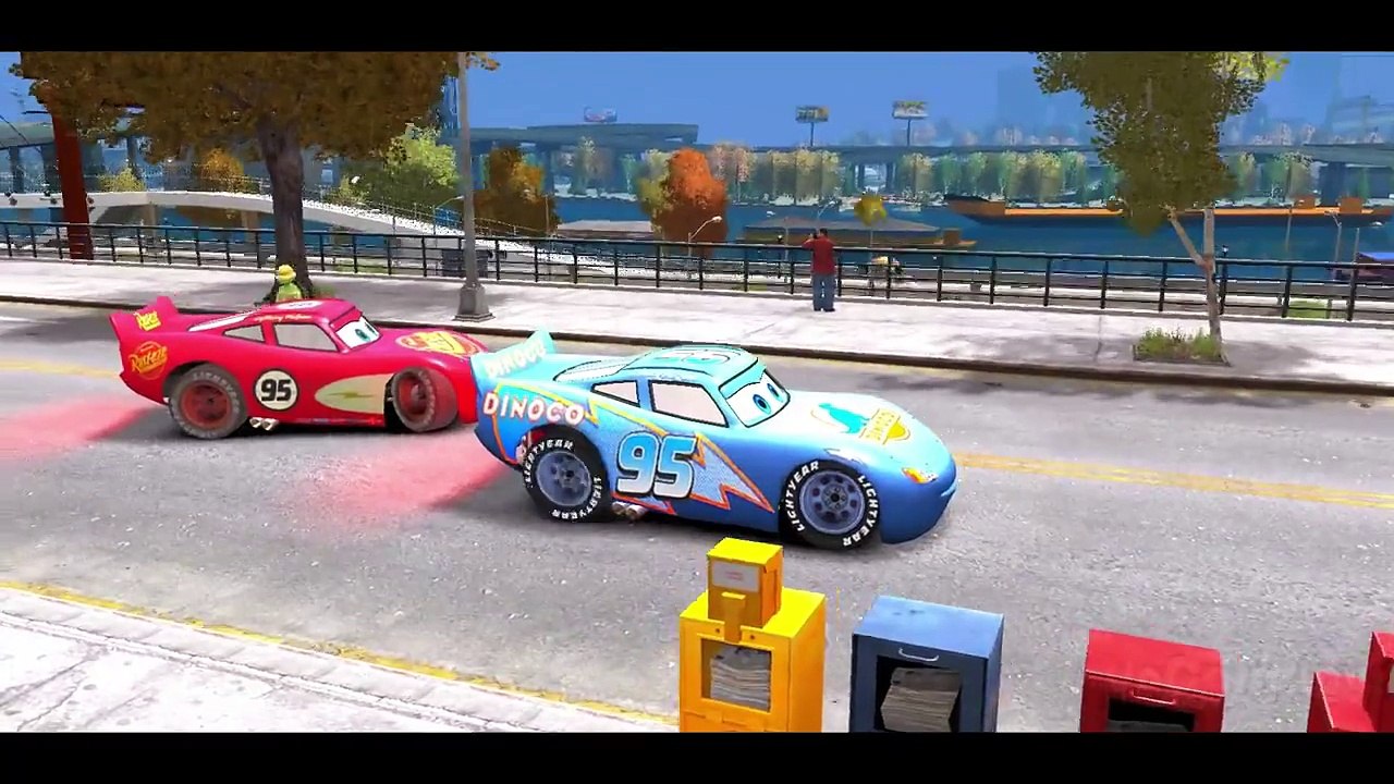 Cars Flash McQueen Disney TMNT with Nursery Rhymes & Ninja Turtles Songs for Children!