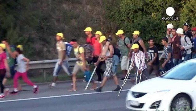 Венгрия: правительство обещает автобусы мигрантам, идущим пешком к австрийской границе