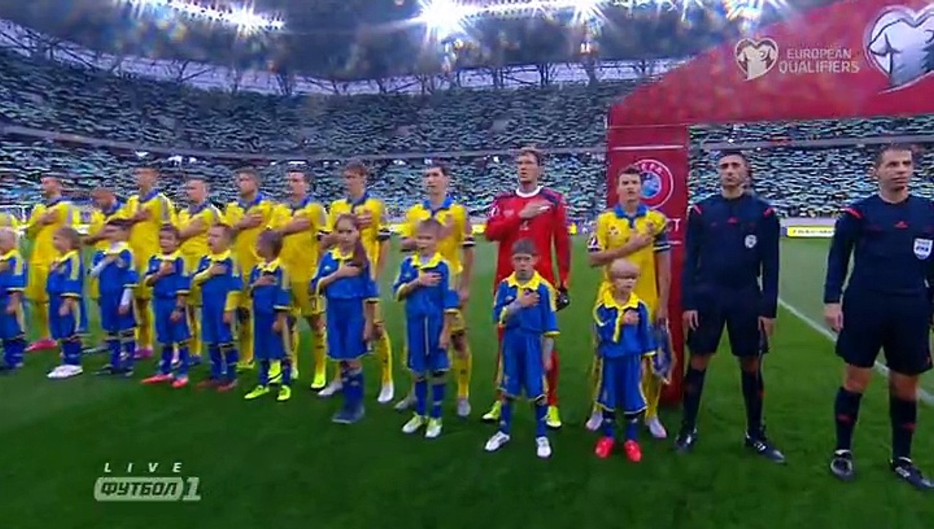 ⁣Гімн України / Україна - Білорусь 05.09.2015