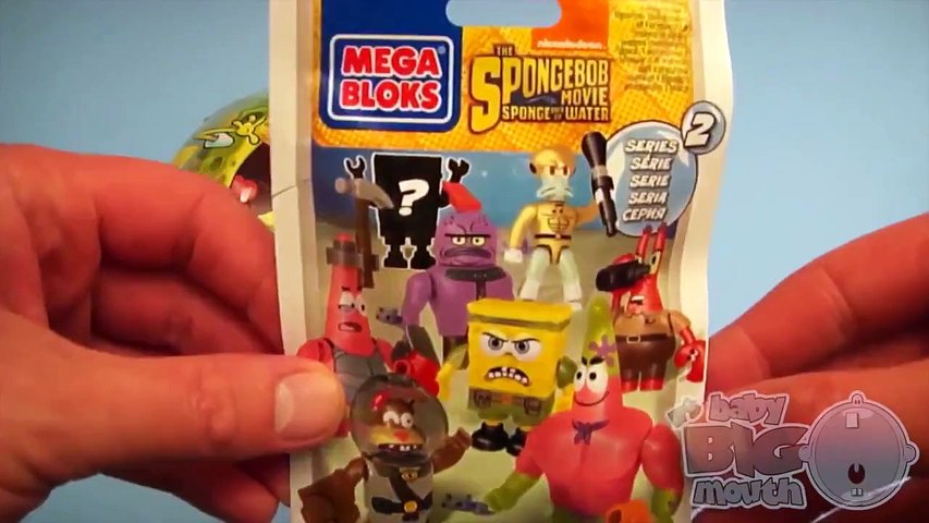 SpongeBob SquarePants Party! Opening HUGE Surprise Egg Blind Bag Mega Bloks  - video Dailymotion